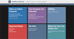 Desktop Screenshot of cookcountytreasurer.com