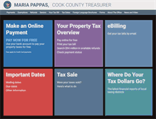 Tablet Screenshot of cookcountytreasurer.com